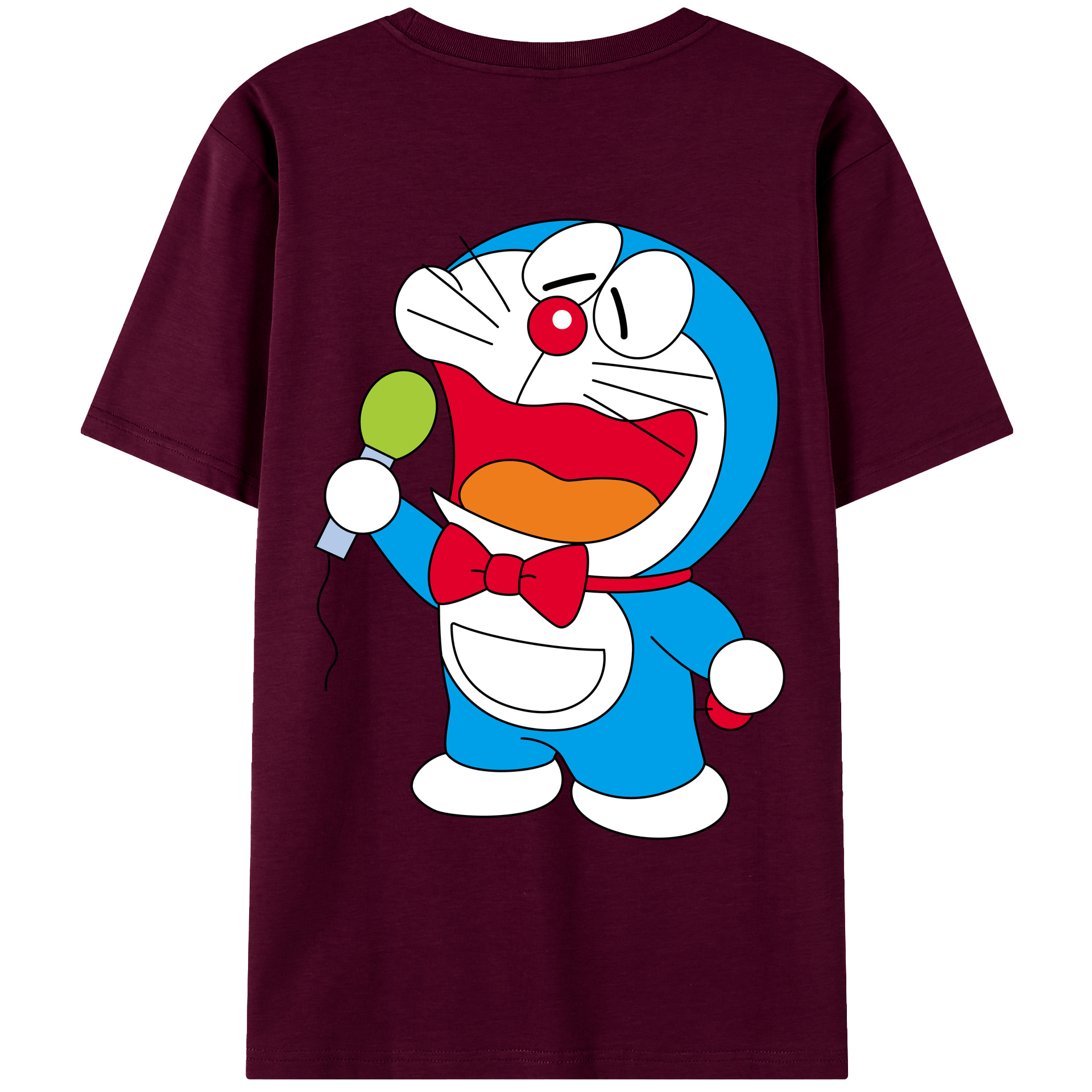 （画像用） ドラえもん Doraemon レディース半袖Tシャツ(バックプリント)